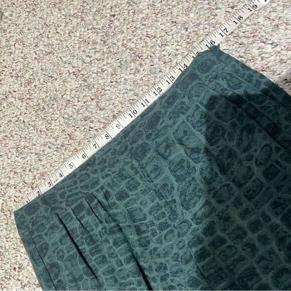 French Connection Mob Wife Alligator Print Trousers Womens Size 8 - Picture 8 of 8